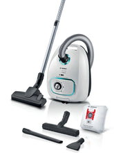 Load image into Gallery viewer, Bosch BGBS4HYGGB Serie 4 ProHygienic 600W 6kg Cylinder Vacuum Cleaner - White