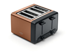 Load image into Gallery viewer, Bosch TAT4P449GB 4 Slice Toaster - Copper