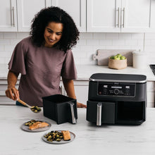 Load image into Gallery viewer, Ninja AF400UK XL Dual Zone Air Fryer - Black