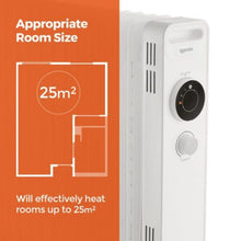 Load image into Gallery viewer, Igenix IG2625 2.5Kw Oil Filled Radiator