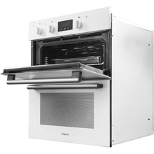 Load image into Gallery viewer, Hotpoint DU2540WH 60cm Built Under Double Electric Fan Oven in White
