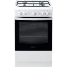 Load image into Gallery viewer, Indesit IS5G1KMW White Gas Single Cavity Cooker