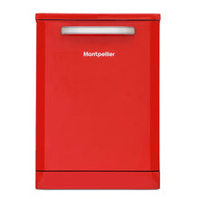 Load image into Gallery viewer, Montpellier MAB6015R Red Retro Look 15 Place Dishwasher
