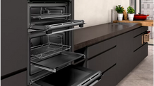 Load image into Gallery viewer, Neff U2ACM7HN0B N50 Pyrolytic CircoTherm Built In Double Oven – Stainless Steel