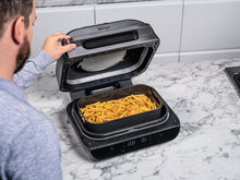 Load image into Gallery viewer, Ninja AG551UK Foodi MAX Health Grill & Air Fryer - Black/Stainless Steel