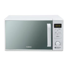 Load image into Gallery viewer, Tower T24037WHT White Mirror Door 20 Litre Microwave Oven