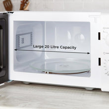 Load image into Gallery viewer, Tower T24034WHT White 20Litre 700W Microwave Oven