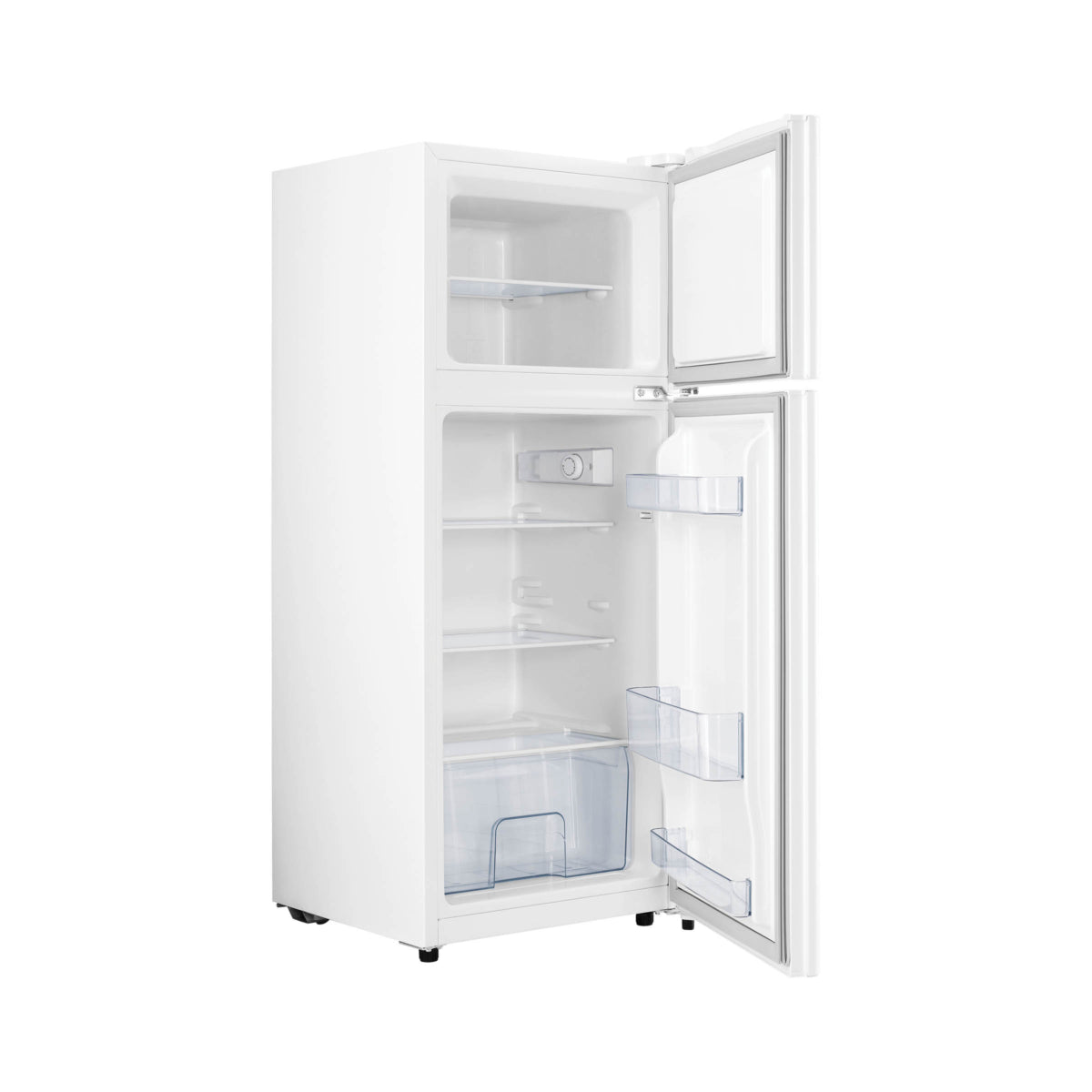 Teknix TM1148W Top Mount Fridge Freezer, Static, White