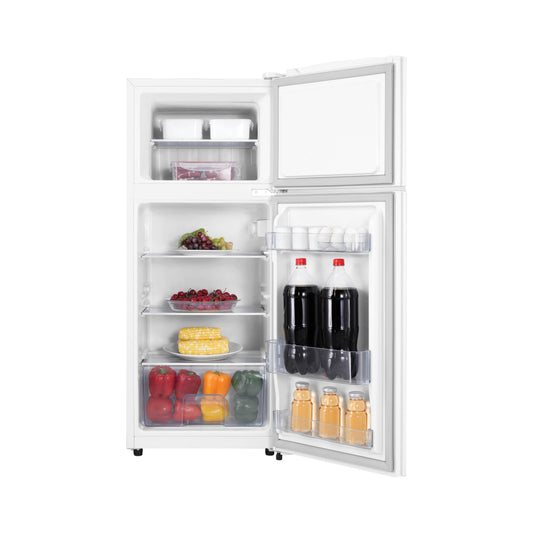 Teknix TM1148W Top Mount Fridge Freezer, Static, White