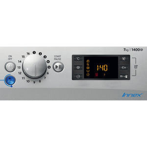 Indesit Innex BWE71452SUKN Washing Machine - Silver 7Kg Load