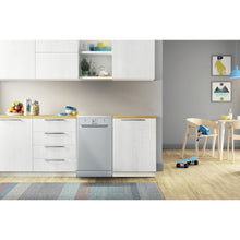 Load image into Gallery viewer, Indesit DSFE1B10SUKN Silver Slimline 10 Place Dishwasher
