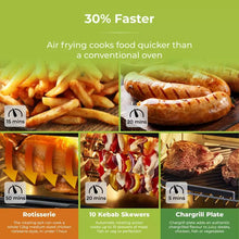 Load image into Gallery viewer, Tower T17076 Xpress Pro Combo 11 Litre 10-in-1 Air Fryer Oven with Rotisserie