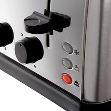 Load image into Gallery viewer, Russell Hobbs 18790 Stainless Steel 4 Slice Toaster