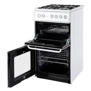 Hotpoint HD5G00KCW White 50cm Twin Cavity Oven Grill Gas Cooker
