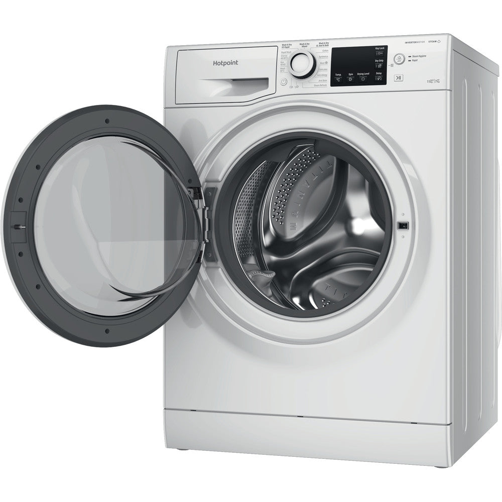 Hotpoint Anti-Stain NDB 11724WUK 11+7KG Washer Dryer with 1600 rpm - White