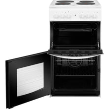 Load image into Gallery viewer, Indesit ID5E92KMW White 50cm Twin Cavity Electric Cooker