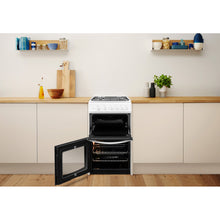 Load image into Gallery viewer, Indesit ID5G00KMW/UK Gas Cooker - White