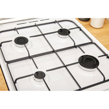 Load image into Gallery viewer, Indesit Cloe ID5G00KMW/L White Twin Cavity Gas Cooker