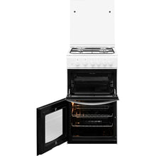 Load image into Gallery viewer, Indesit Cloe ID5G00KMW/L White Twin Cavity Gas Cooker