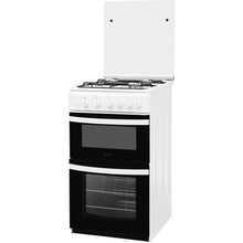 Load image into Gallery viewer, Indesit Cloe ID5G00KMW/L White Twin Cavity Gas Cooker