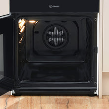 Load image into Gallery viewer, Indesit ID5V92KMW Ceramic Hob Twin Cavity 50cm Cooker - White