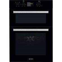 Load image into Gallery viewer, Indesit Aria IDD6340BL Electric Double Built-in Oven in Black
