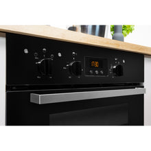 Load image into Gallery viewer, Indesit Aria IDU6340BL Electric Built-under Oven in Black
