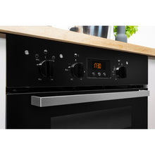 Load image into Gallery viewer, Indesit Aria IDU6340BL Electric Built-under Oven in Black