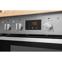 Load image into Gallery viewer, Indesit Aria IDU6340IX Electric Built-under Oven in Stainless Steel and Black
