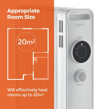 Load image into Gallery viewer, Igenix IG2620 2KW Oil Filled Radiator