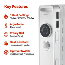 Load image into Gallery viewer, Igenix IG2620 2KW Oil Filled Radiator