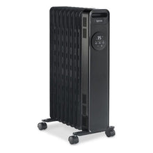 Load image into Gallery viewer, Igenix IG2621BL 2KW Digital Control Black Oil Filled Radiator