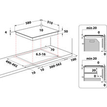 Load image into Gallery viewer, Hotpoint HR619CH 60cm Frameless Ceramic Hob