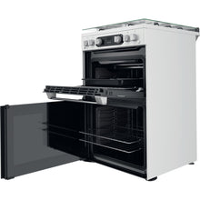 Load image into Gallery viewer, Hotpoint HD67G02CCW 60cm Gas Double Oven Cooker