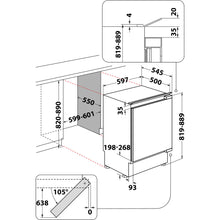 Load image into Gallery viewer, Indesit INBUL011 Built Under Larder Fridge