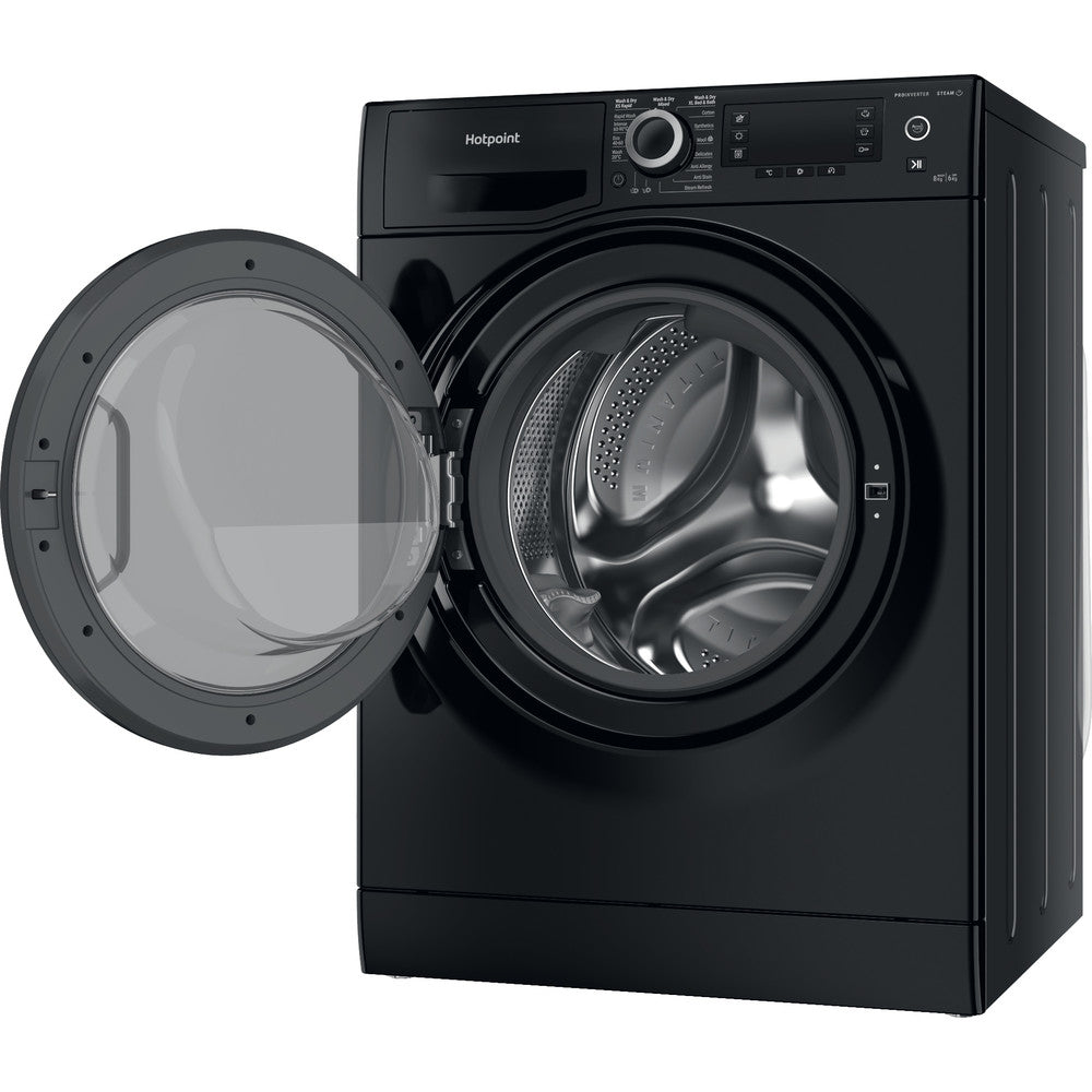 Hotpoint ActiveCare NDD8636BDAUK 8+6KG Washer Dryer with 1400 rpm - Black