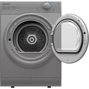 Indesit I1D80SUK Silver Air-vented tumble dryer, 8,0kg