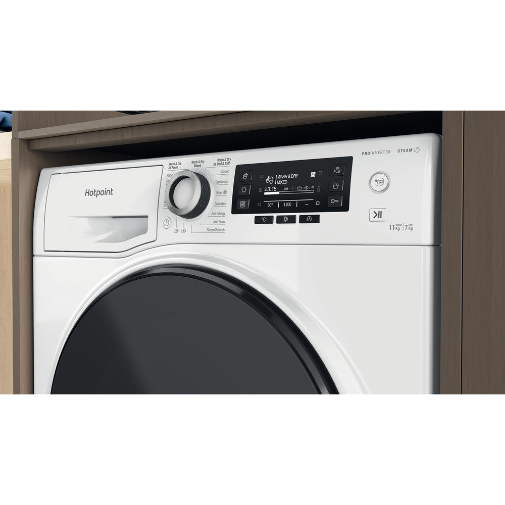 Hotpoint ActiveCare NDD11726DAUK 11+7KG Washer Dryer with 1400 rpm - White