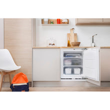 Load image into Gallery viewer, Indesit INBUFZ011 60cm Built Under Integrated Freezer, 91L