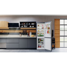 Load image into Gallery viewer, Hotpoint H5X82OSX 60cm FrostFree Fridge Freezer E Low Energy - Satin Stainless Steel