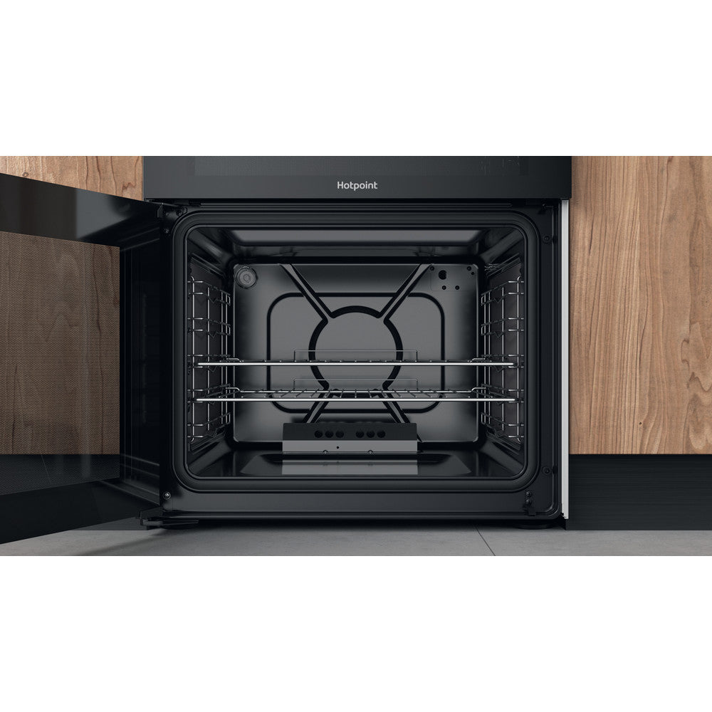 Hotpoint HDM67G0CCW White Double Oven Gas Cooker