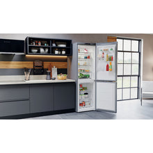 Load image into Gallery viewer, Hotpoint H3X81ISX 60cm FrostFree Fridge Freezer - Satin Stainless Steel
