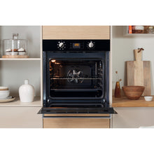 Load image into Gallery viewer, Indesit Aria IFW6340BL UK Electric Single Built-in Oven in Black
