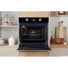 Load image into Gallery viewer, Indesit Aria IFW6340BL UK Electric Single Built-in Oven in Black