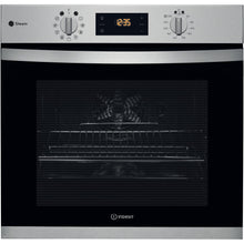 Load image into Gallery viewer, Indesit KFWS3844HIXUK 71Litre Built in electric oven: inox colour, self cleaning