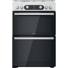 Load image into Gallery viewer, Hotpoint HD67G02CCW 60cm Gas Double Oven Cooker
