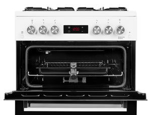 Beko KDG653W 60cm White Double Oven Gas Cooker