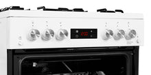 Load image into Gallery viewer, Beko KDG653W 60cm White Double Oven Gas Cooker