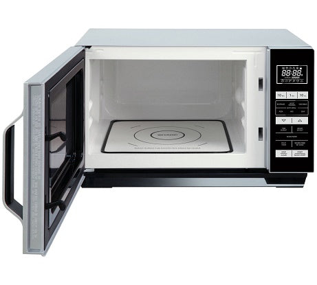 Sharp R360SLM Silver Flat Bed (no turntable) Microwave Oven