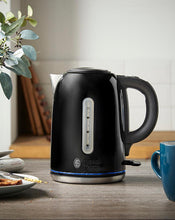 Load image into Gallery viewer, Russell Hobbs 20462 Buckingham Quiet Boil 3000W 1.7L Jug Kettle - Black